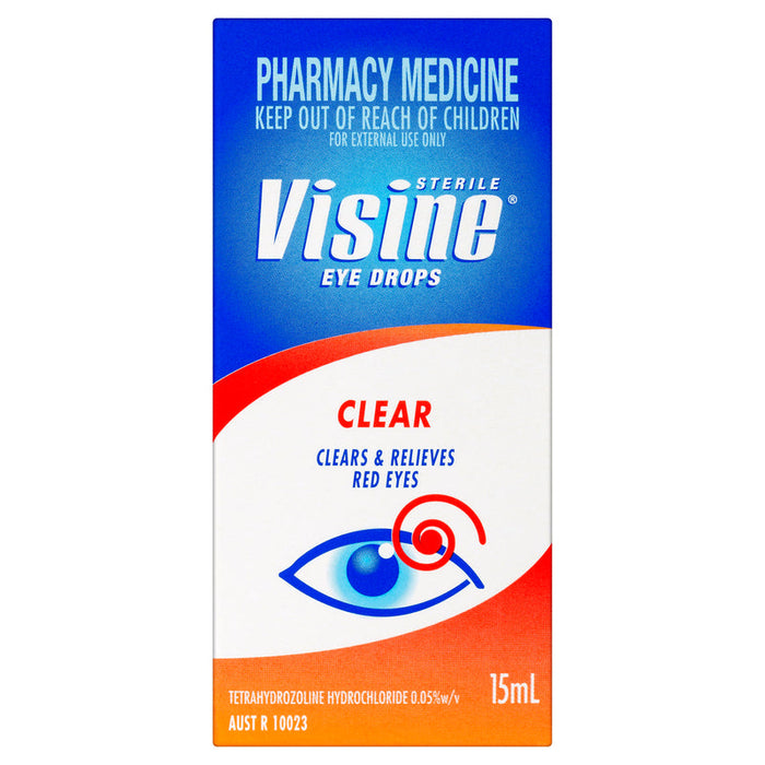 Visine Clear Eye Drops 15ml