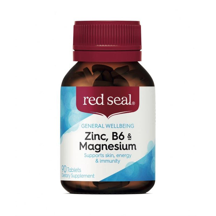 Red Seal Zinc, B6 & Magnesium Tablets 90