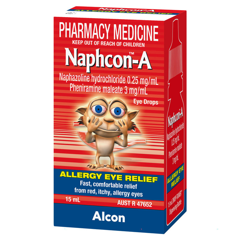Naphcon-A Eye Drops 15mL Eye Drops for Allergy Eye Relief