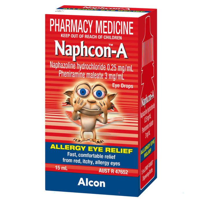 Naphcon-A Eye Drops 15mL Eye Drops for Allergy Eye Relief