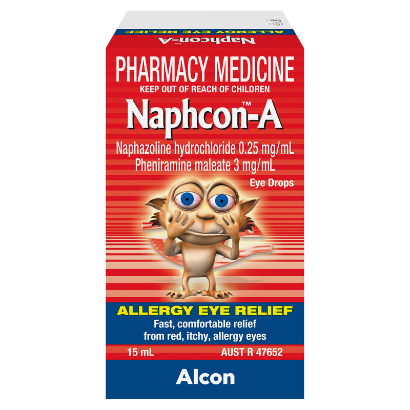 Naphcon-A Eye Drops 15mL Eye Drops for Allergy Eye Relief
