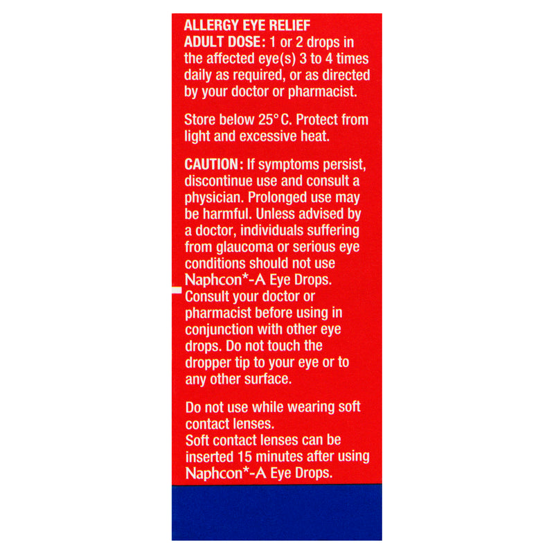 Naphcon-A Eye Drops 15mL Eye Drops for Allergy Eye Relief