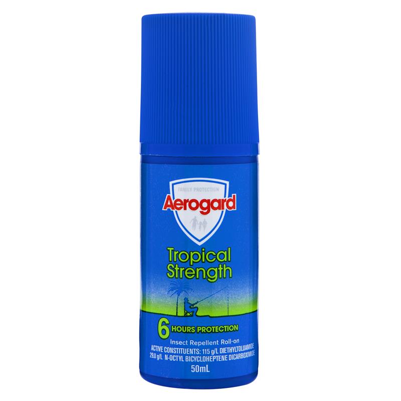Aerogard Body Tropical Strength Insect Repellent Roll-On 50ml