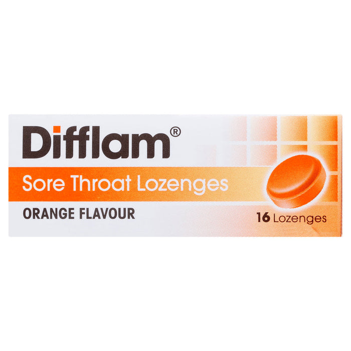 Difflam Anti-Inflammatory + Antibacterial Dual Action Lozenges 16 - Orange