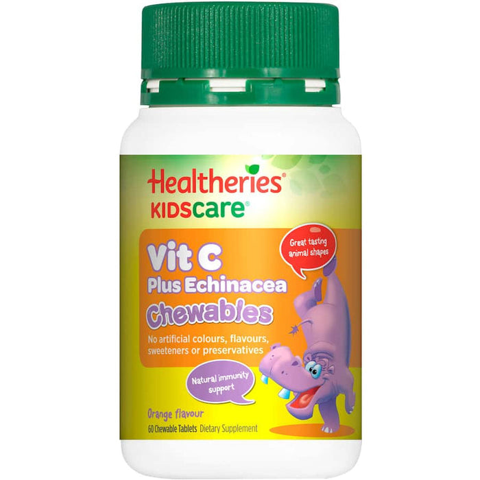 Healtheries Vit C & Echinacea Chewables for Kids Chewable Tablets 60 - Citrus