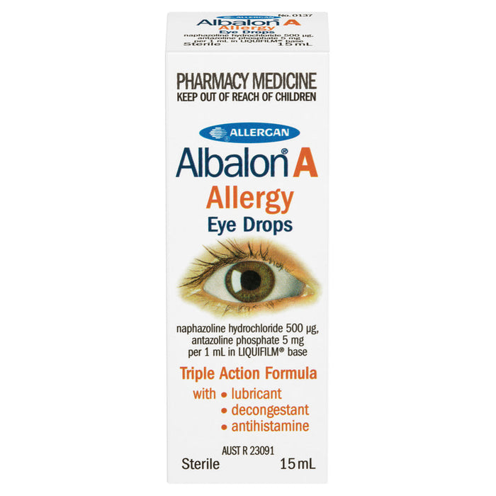 Albalon A Allergy Eye Drops 15mL