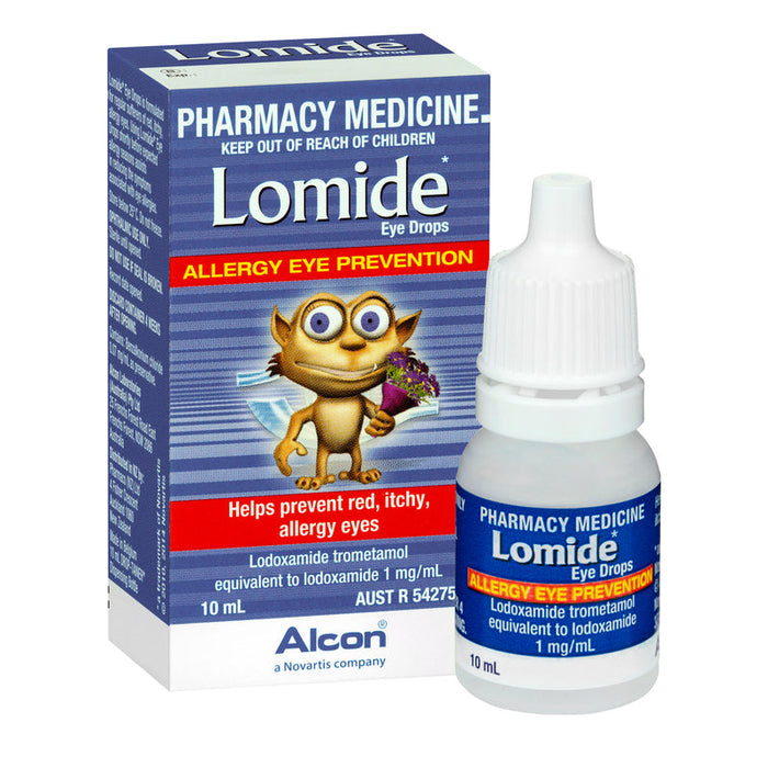 Lomide Eye Drops 10ml - Allergy Eye Prevention