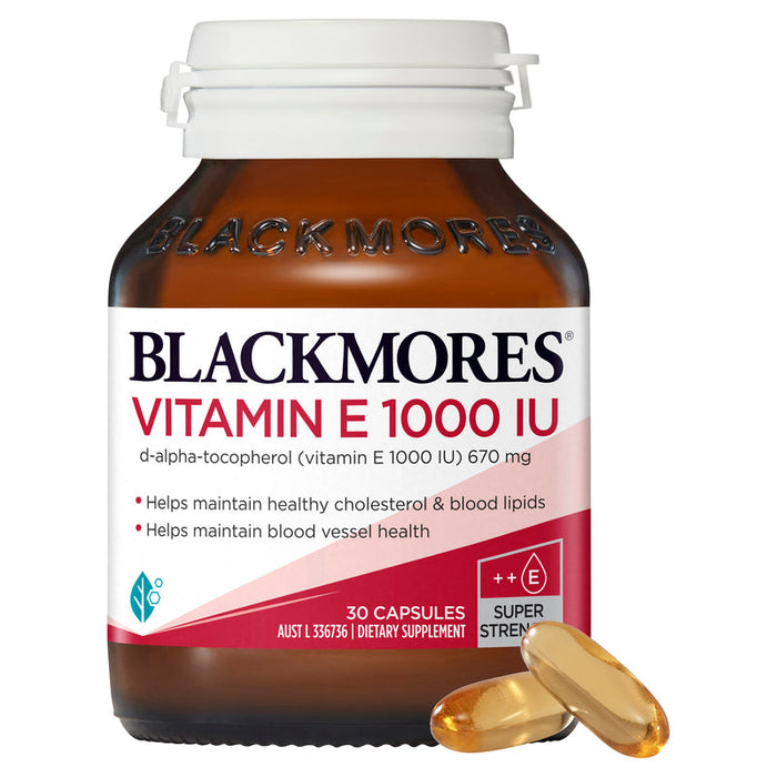 Blackmores Vitamin E 1000IU Capsules 30