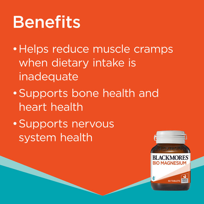 Blackmores Bio Magnesium Tablets 50