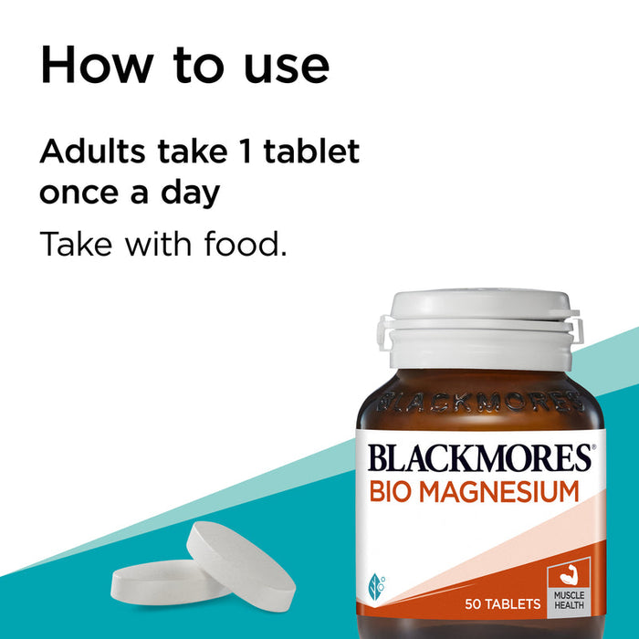 Blackmores Bio Magnesium Tablets 50