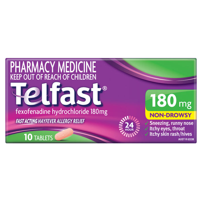 Telfast 180mg 10 Tablets