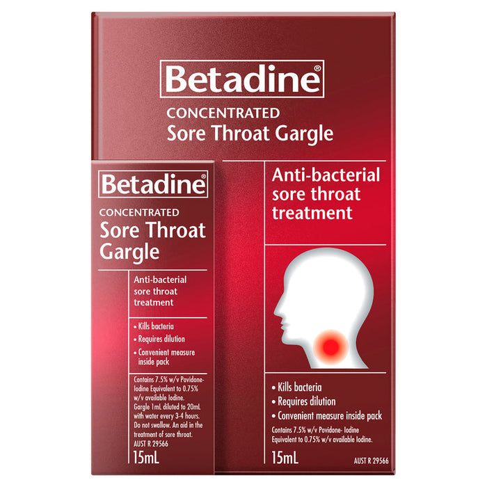 BETADINE Sore Throat Gargle 15ml