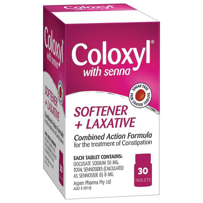 Coloxyl With Senna Tabs 30