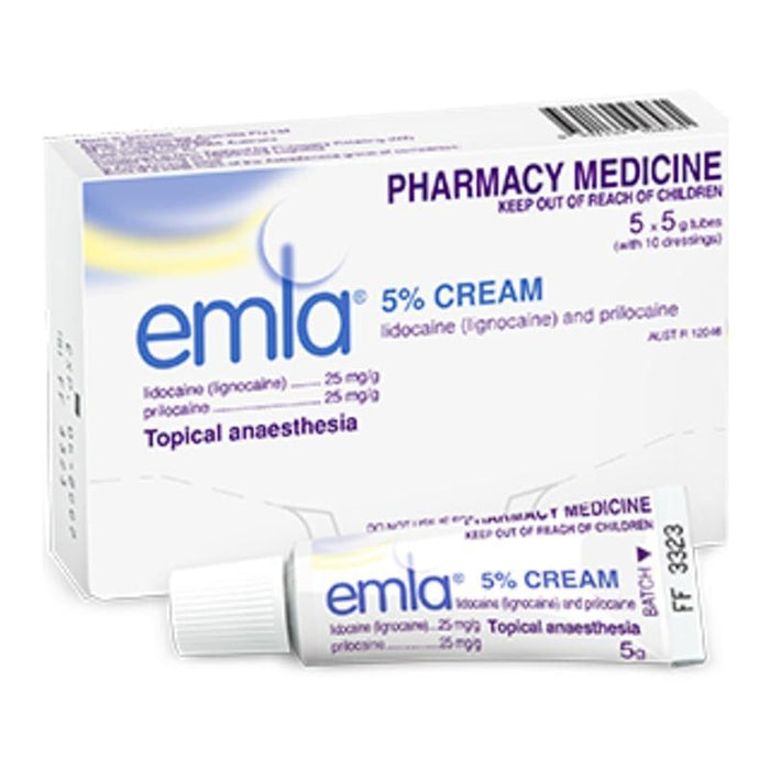 Emla Cream 5% 5x5g Tubes