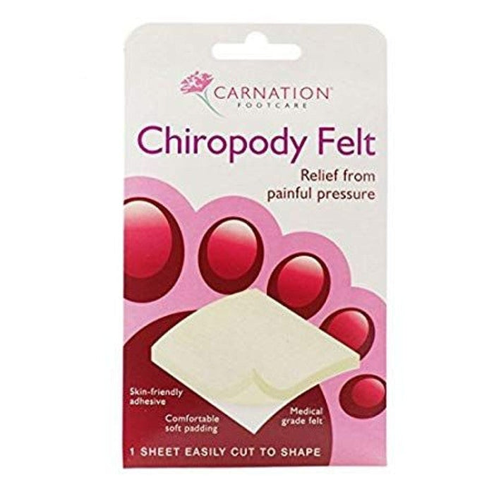 CARNATION Foot Chiropody Felt 1 Sheet