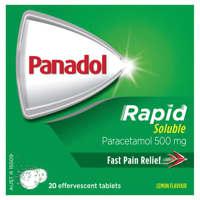 Panadol Rapid Soluble Effervescent Tablets 20