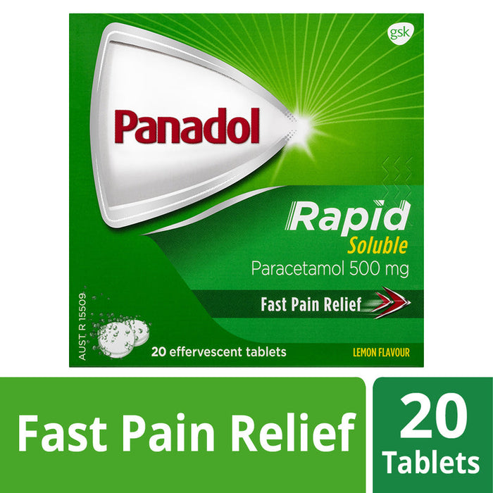 Panadol Rapid Soluble Effervescent Tablets 20