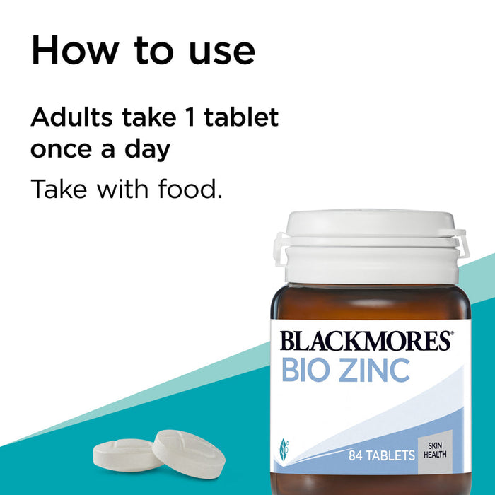 Blackmores Bio Zinc Tablets 84