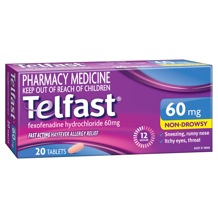 Telfast 60mg Tablets 20